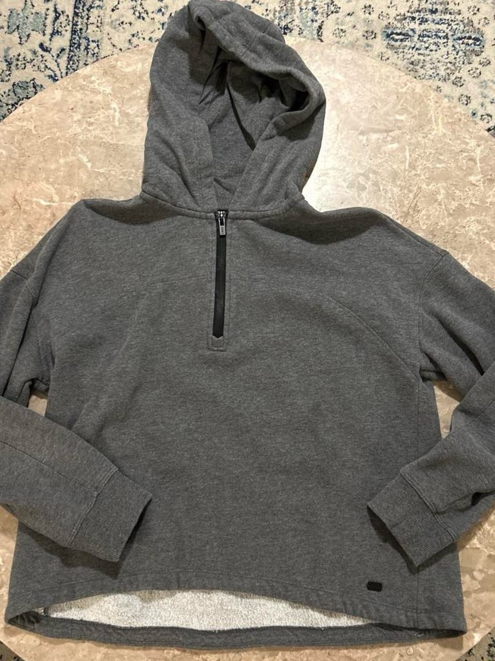 DKNY Sport Gray Full-Zip Hoodie